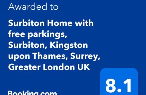 Alexandra House | Welcoming Surbiton Home with Free Parking for Families