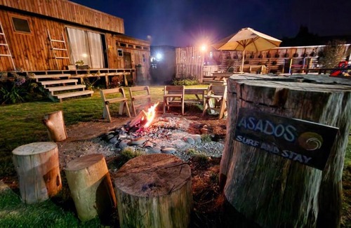 Navidad House | Beachside Retreat: Surf and Stay with Hot Tub Access