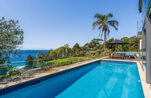 Whale Beach House | Escape to SURFS UP: Oceanfront Oasis with Pool & View