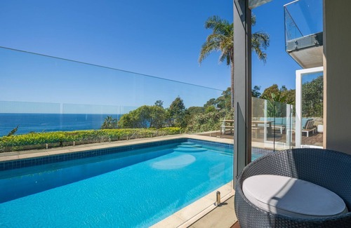 Whale Beach House | Escape to SURFS UP: Oceanfront Oasis with Pool & View