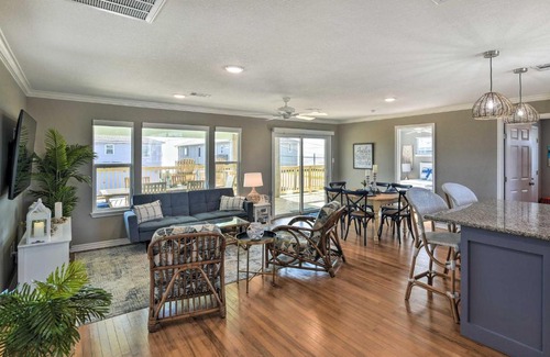 Surfside Beach House | Beachfront Surfside Retreat with Ocean Views & Family Amenities