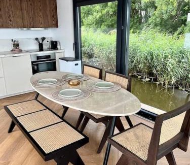 Oud Ade Boat Rental | Charming Surla Houseboat "Copes Club" on Westeinderplassen