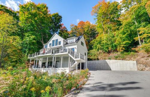Suttons Bay House | Discover Suttons Bay Home with Hot Tub & Lake Views
