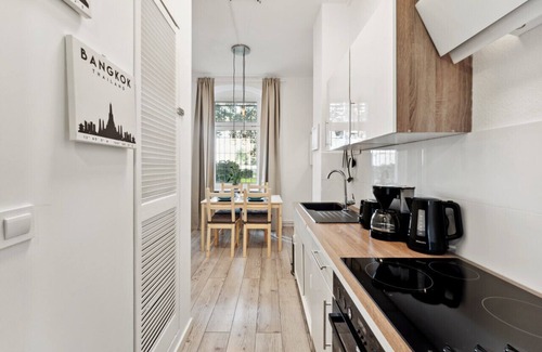 Rummelsburg Apartment | Cozy Central Apartment for 4 with Kitchen & Family-Friendly Perks