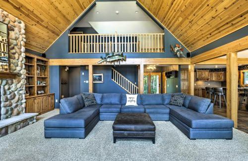 Hayward House | Inviting Lakefront Home with Game Room & Private Dock