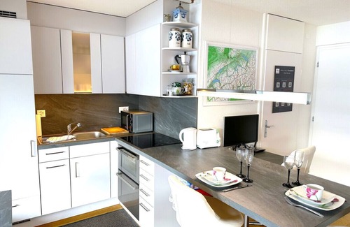 Oberhofen am Thunersee Condo | SwissHut Stunning Views Alps & Lake - Apart. Oberländer