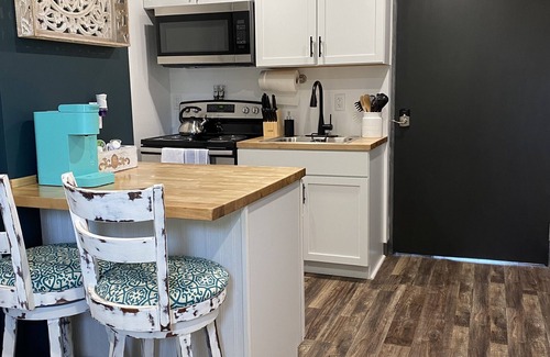 Lewistown Apartment | Sycamore Acres 306: Cozy Suite with Kitchen & Living Area