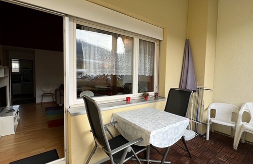 Bad Zurzach Apartment | Cozy 2-Bedroom Apartment with Balcony Near Thermal Spa