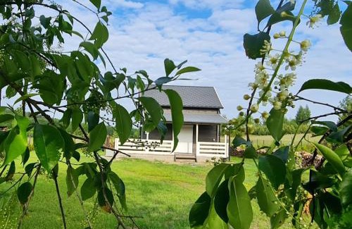 gmina Piotrkow Kujawski House | Relax at Szary Domek: Jacuzzi, Lake Views & Pet Friendly