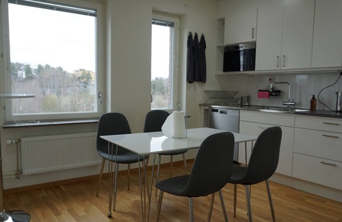Hagernas Apartment | Convenient Täby Hotel with Pool & Spa, Just 26 Minutes to Central Stockholm