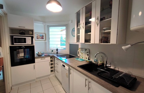 L'Ermitage-les-Bains Apartment | Exceptional T 2/3 Duplex with Ocean View in Hermitage