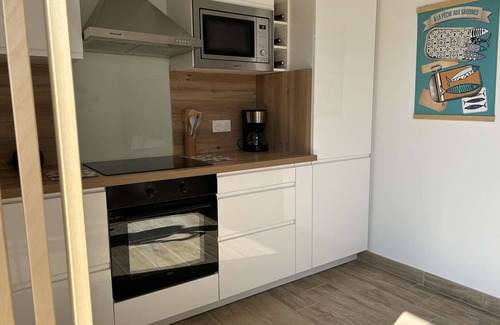 Saint-Pierre-la-Mer Apartment | T2 Apartment with Cabin, Terrace, Air Conditioning in Saint Pierre la Mer