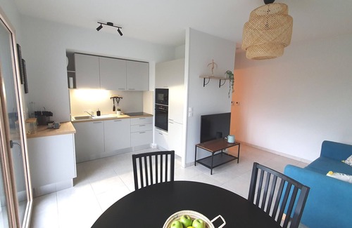 Lyon City Centre Apartment | Modern T2 with Terrace, Garage & View of Parc Blandan