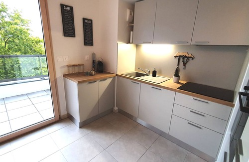 Lyon City Centre Apartment | Modern T2 with Terrace, Garage & View of Parc Blandan