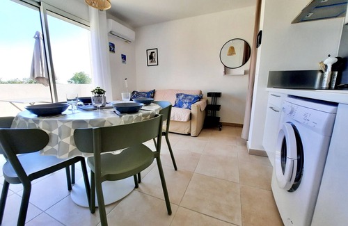 Bravone Apartment | Beautiful Sea View Getaway with Pool and Spa Amenities