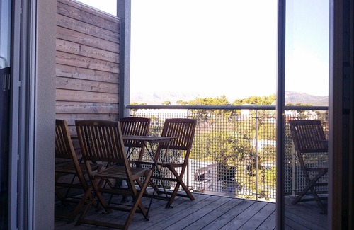 Les Trois Lucs Apartment | Stylish Oceanfront Retreat with Pool and Spa Amenities