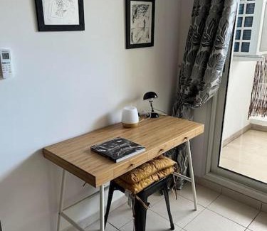 Saint-Denis Apartment | Pet-Friendly Escape at T2 Saint-Denis - Oceanfront Retreat
