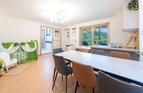 Nam House | Relax at Taean Withdog Aegyeonspa Poolvilla with Family Amenities