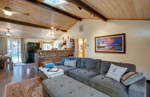 Lower Kingsbury House | Pet-Friendly Getaway: 2 Mi to Tahoe Beaches & Ocean Views