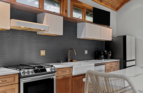 Collins Center Cabin | Take it easy at this unique and tranquil getaway.