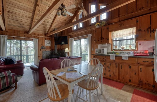 Suches Cabin | Tall Pines Cabin: Hot Tub & Mountain Views Await You!
