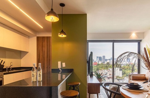 Hipodromo Condesa Apartment | Outstanding Grand Apartment Taman with Pool & Spa Access