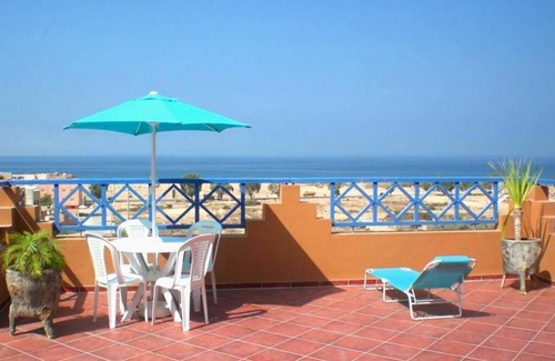Tamrhakht Apartment | Scenic Tamraght Sea View Apartment with Pool & Oceanfront Access