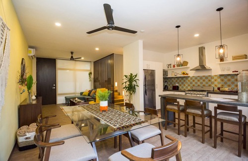 Merida Municipality House | Oceanfront Tannah Palapa House: Rated 10/10 with Pool & Spa