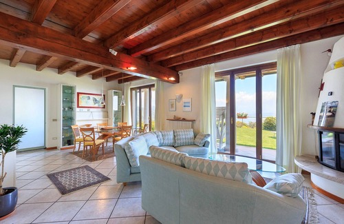 Meina Villa | Inviting Villa Bellavista with Pool & Breathtaking Lake Views