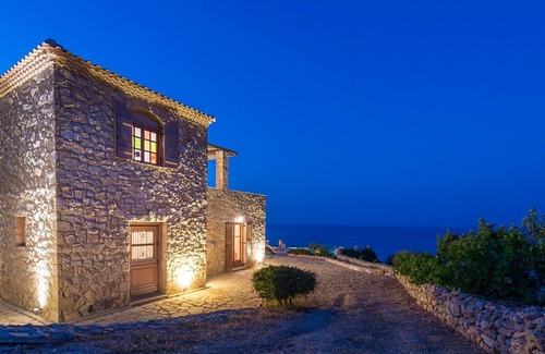 Korithi Villa | Beautiful Zakynthian Stone House with Ocean Views & Infinity Pool