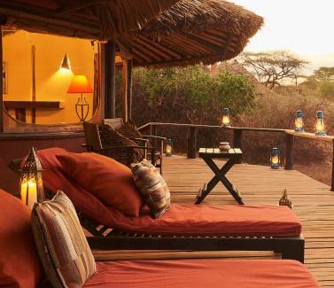 Amboseli Cabin | Experience Tawi Lodge: Oceanfront Bliss with Spa & Pool