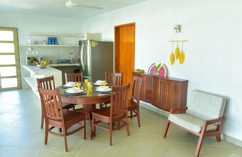 Telchac Puerto House | Oceanfront Telchac Beach House: Guest Rated 10/10