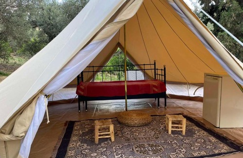 Ligia Other | Cozy Tent by the Sea with Private Toilet and Kitchenette