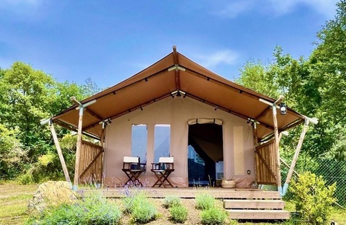 Scansano RV Rental | Cozy Tenda Lusso BagnoStardust: Pet-Friendly with Pool