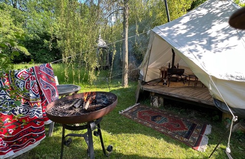 Bad Waldsee Cabin | Adventure Awaits at Nomad Tent: Pet-Friendly Getaway