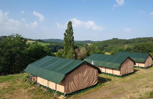 Saint-Medard-la-Rochette Other | Beautiful Glamping Retreat at La Perle with Pool & Hot Tub