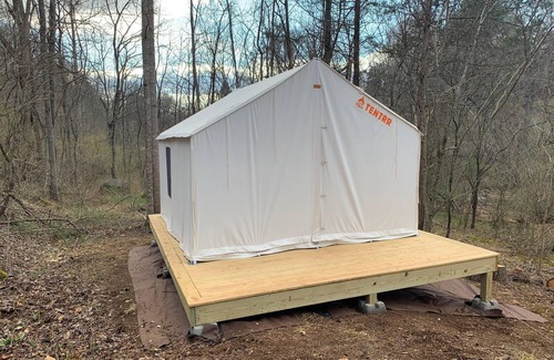 Clifford RV Rental | Tentrr Signature Site - Flowing Brook Signature Site