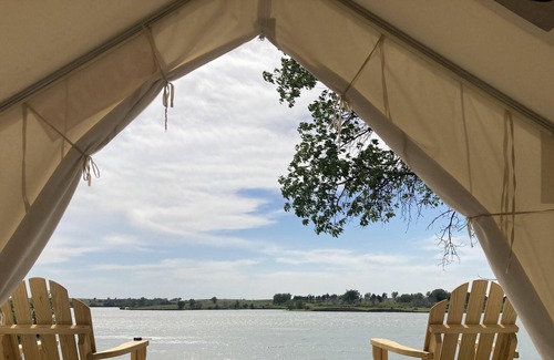 Loup City RV Rental | Tentrr State Park Site - Nebraska Sherman SRA – East Ridge Lakeview J – Single