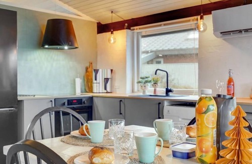 Bjerregard Strand House | Relax at "Teresa" - Oceanfront Retreat Just 200m from Sea