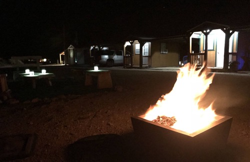 Study Butte-Terlingua RV Rental | Inviting Terlingua Nights Cabins with Pool and Breakfast