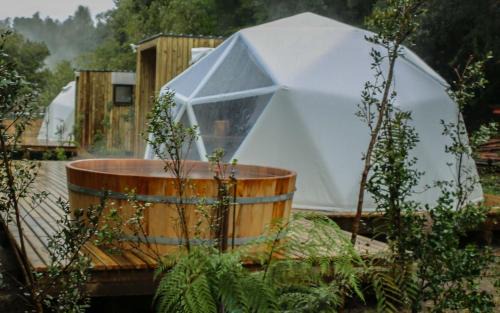 Puyehue Cabin | Relax at Termas de Aguas Calientes with Private Pools