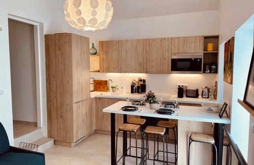 Saint-Jean-de-Luz City Center Apartment | Beachside Terrace Apartment for 4, Steps from the Center