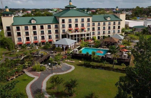 Paramaribo Apartment | Scenic Terrace Garden Views Near Serene Mangrove Forest