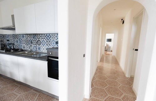 Forio Villa | Villa Terrace of Typhoeus: Garden & Jacuzzi with Sea View