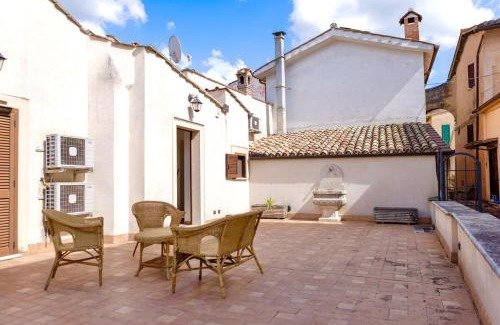 Selci Apartment | Terrace on the Village Casa D'Autore