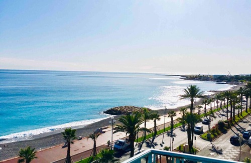 Fabron Apartment | Stunning 2-Bedroom Apartment with Terrace & Sea View