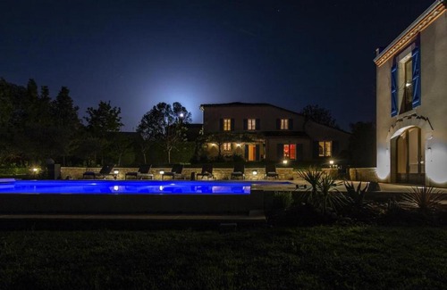 Pornic House | Scenic Outdoor Terrace Overlooking Summer Sunflowers