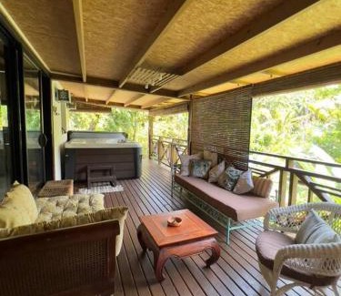 Saint-Joseph Villa | Discover Terres D'Éden: Oceanfront Retreat with Spa & Pool