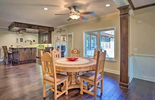 Albany House | Inviting Texas Retreat with Pool Near Lake Texoma
