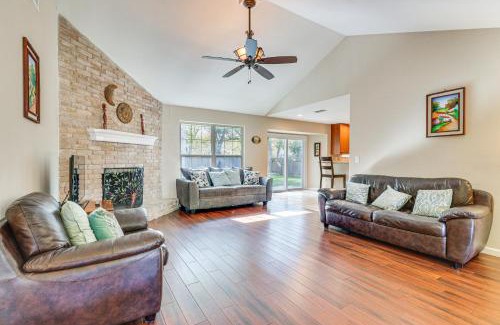 North Austin Civic Association House | Cozy Texas Retreat with Patio, Fireplace & Family-Friendly Yard